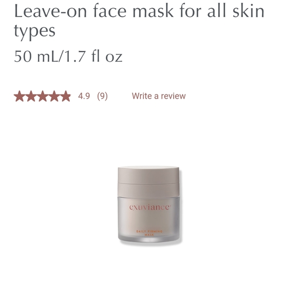 SALE Exuviance Daily Firming Mask - Picture 2 of 7